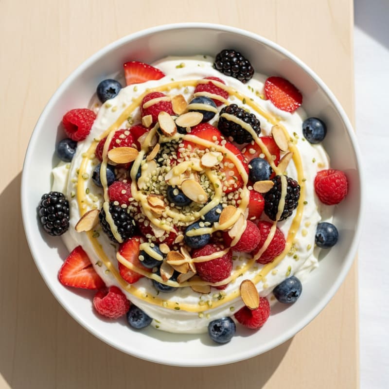 Creamy Berry Protein Parfait