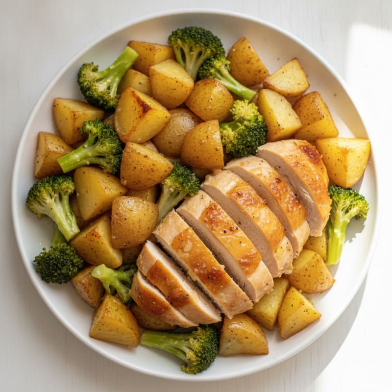 Lemon Herb Roasted Chicken and Potatoes