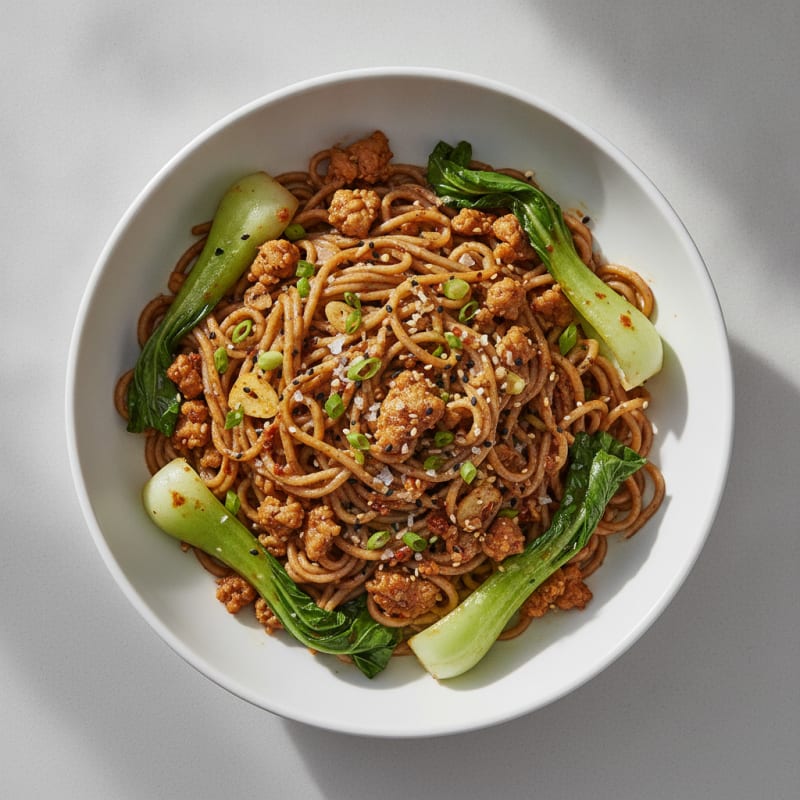 Sichuan Dan Dan Noodles with Chili Oil