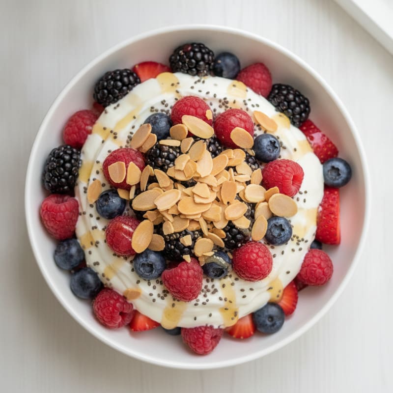 Berry Chia Seed Yogurt Parfait