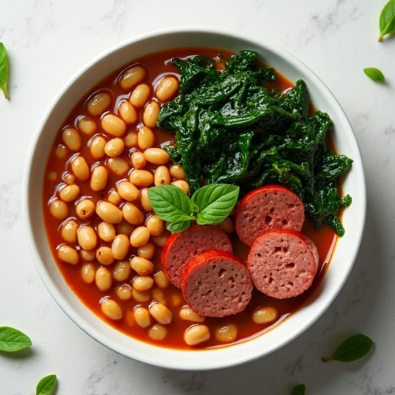 Hearty Black-Eyed Peas with Braised Greens