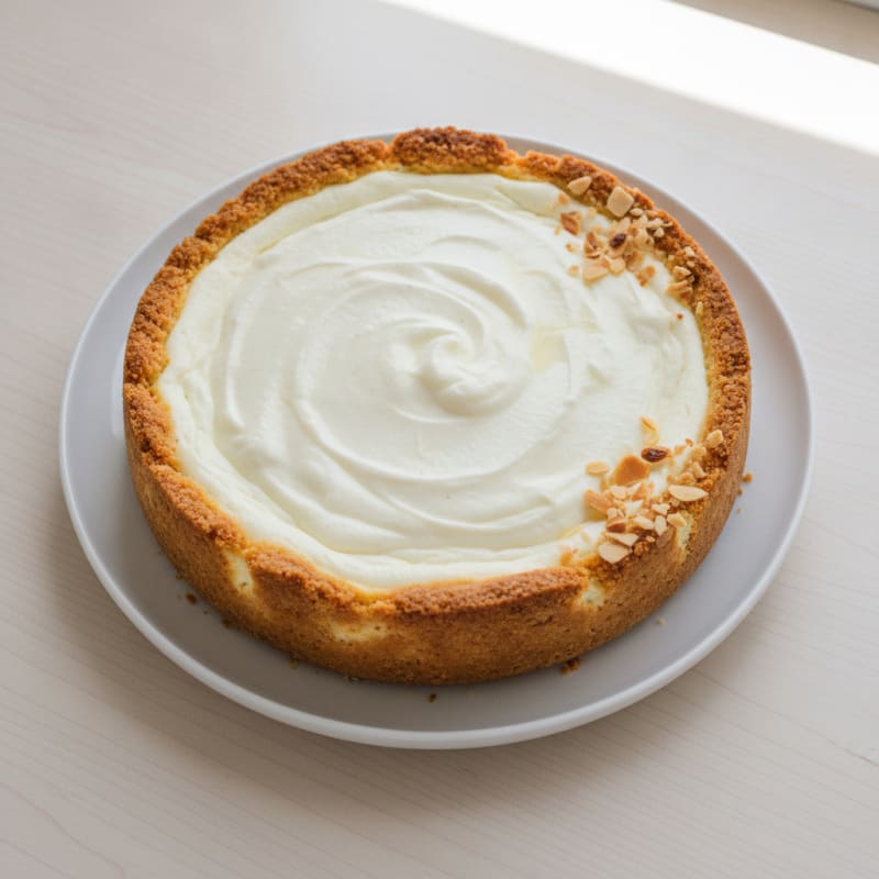 Creamy Greek Yogurt Protein Cheesecake