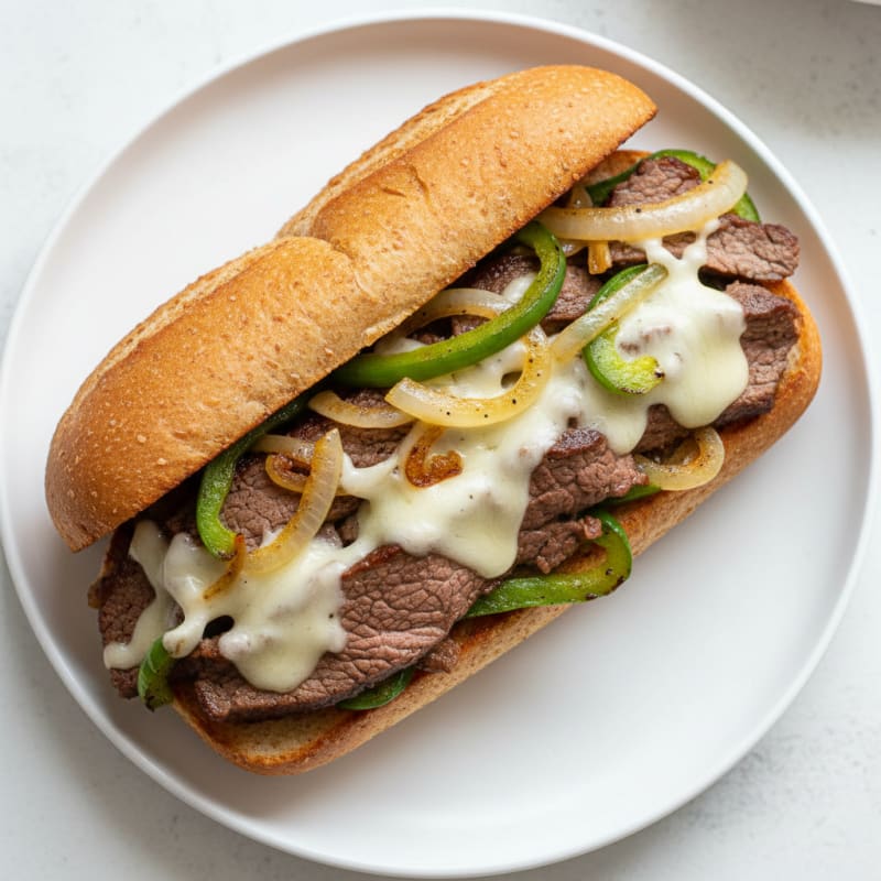 Philly Steak and Provolone Sandwich