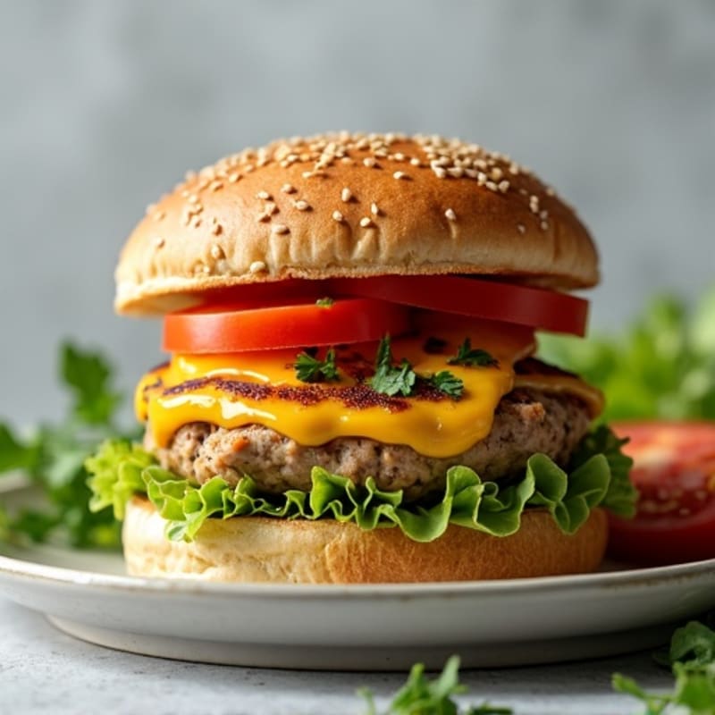Juicy Herb-Seasoned Turkey Burger