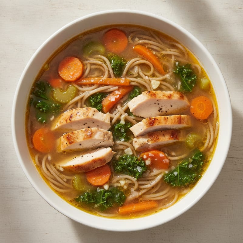 Hearty Vegetable and Noodle Soup