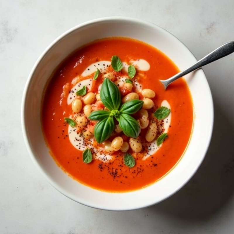 Creamy Fresh Tomato Basil Soup