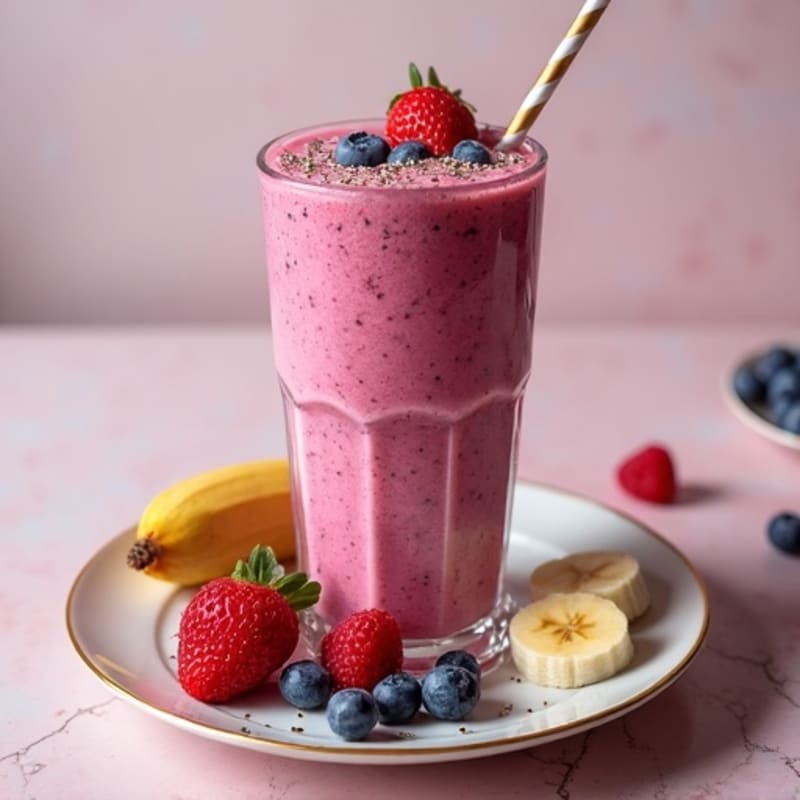 Creamy Berry Chia Smoothie
