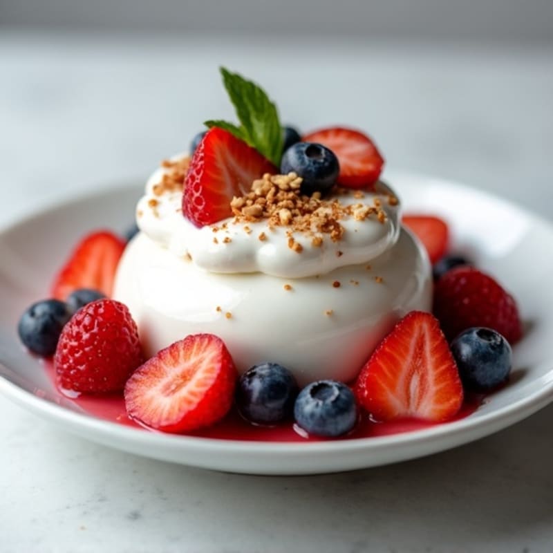 Creamy Protein Yogurt with Mixed Berries