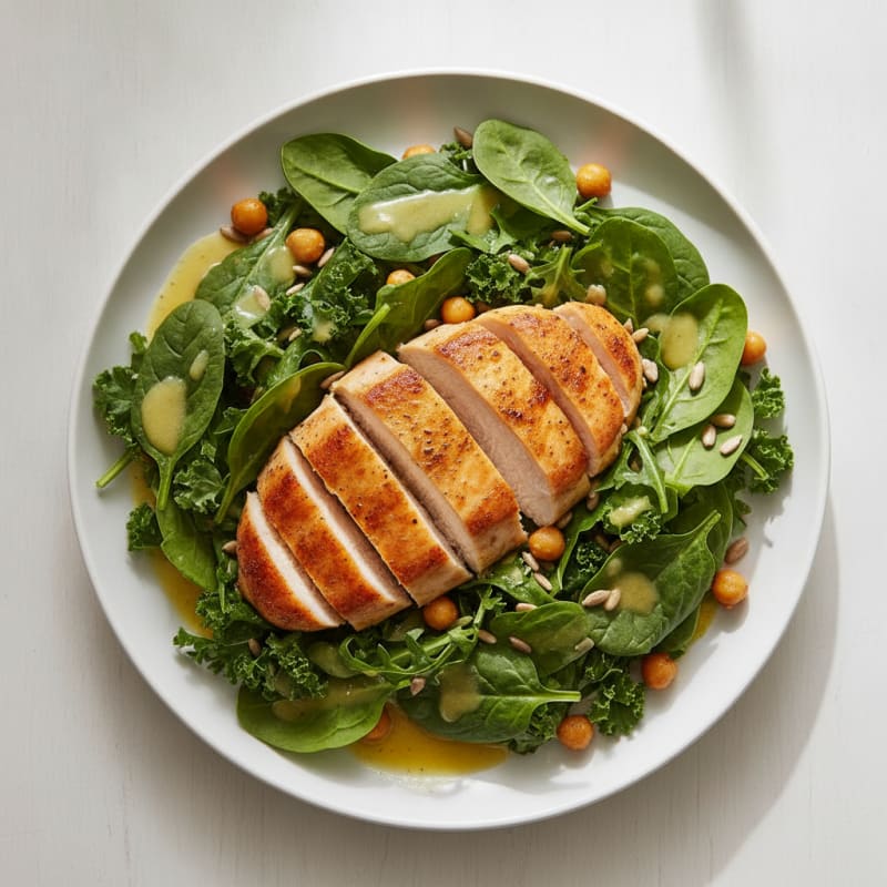 Harvest Greens with Lemon-Herb Vinaigrette