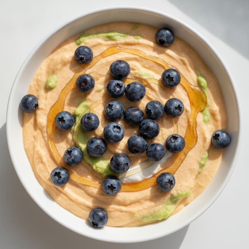 Peach Protein Smoothie Bowl