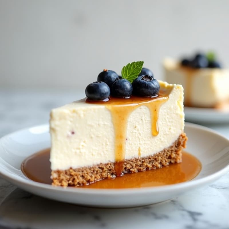 Creamy Greek Yogurt Protein Cheesecake