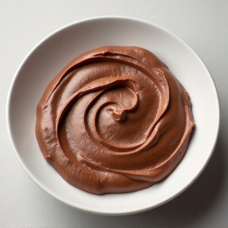 Silky Chocolate Protein Pudding with Almond Butter Swirl