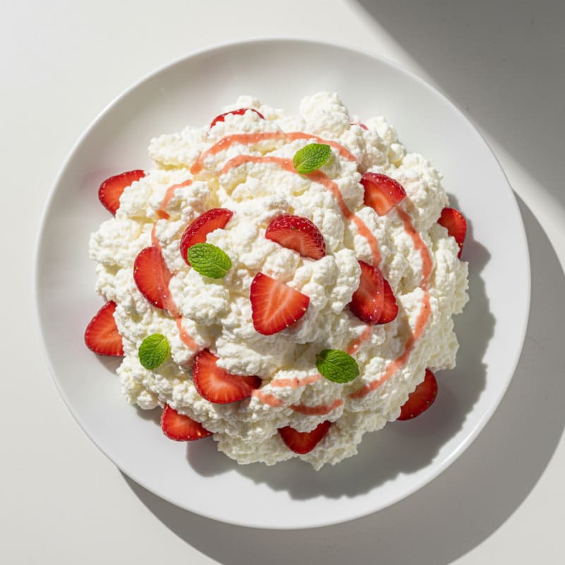 Greek Yogurt and Strawberry Protein Whip