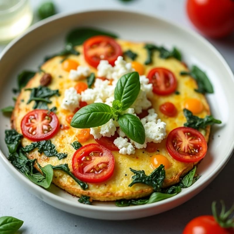Fluffy Mediterranean Herb Frittata