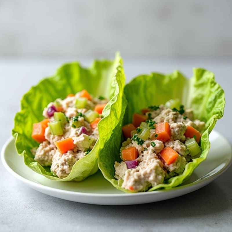 Tuna Salad Lettuce Wraps