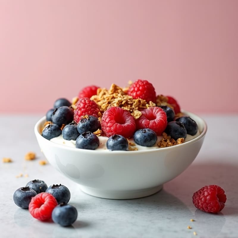 Cottage Cheese and Berry Protein Bowl