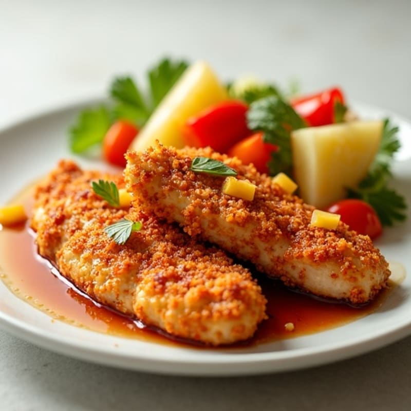 Crispy Baked Sweet and Sour Chicken