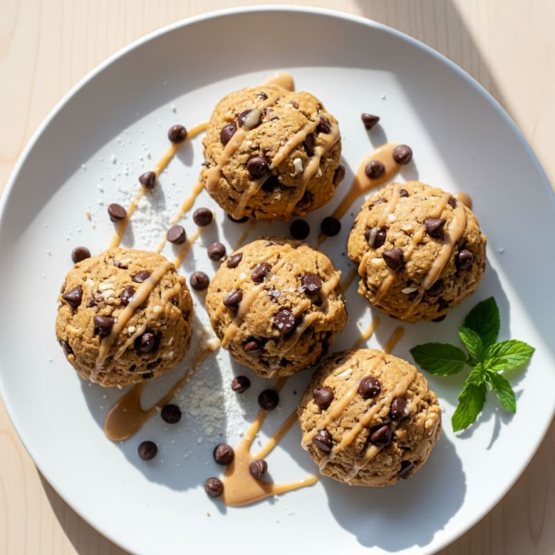 No-Bake Chocolate Chip Protein Bites