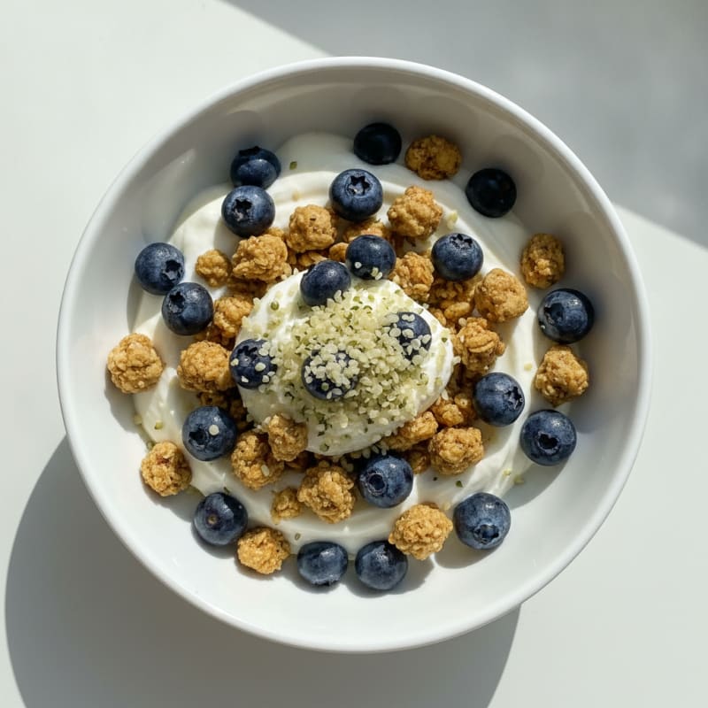 Creamy Greek Yogurt Parfait with Protein Granola