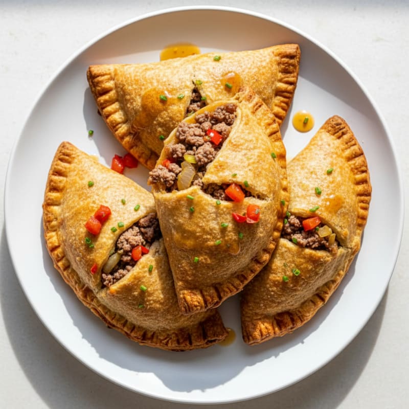 Golden Savory Beef Hand Pies