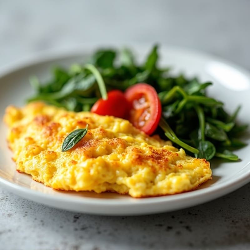 Protein-Packed Scrambled Eggs with Sautéed Greens