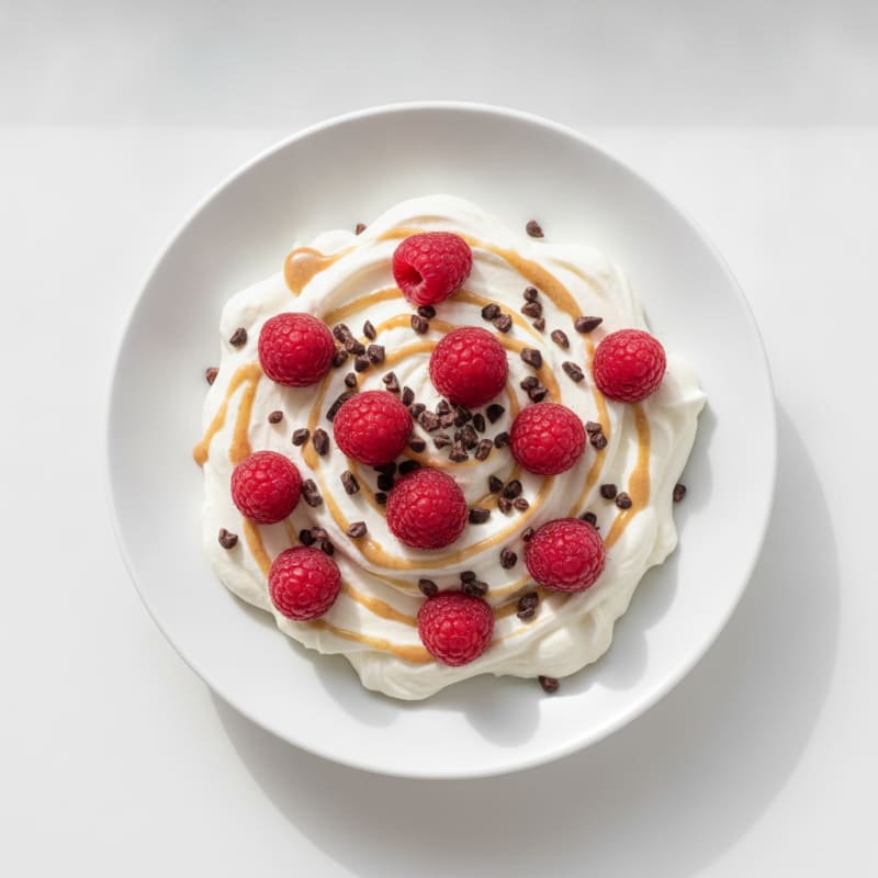 Silky Greek Yogurt Protein Mousse with Berries