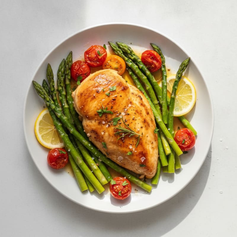 Garlic Herb Roasted Chicken Breast