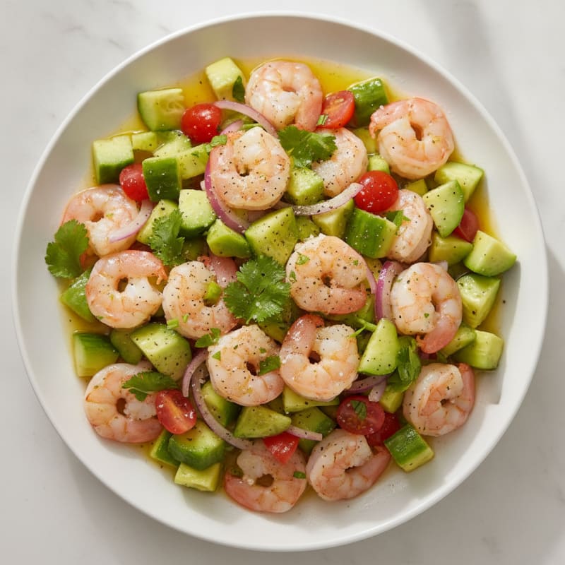 Citrus-Marinated Shrimp and Avocado Ceviche