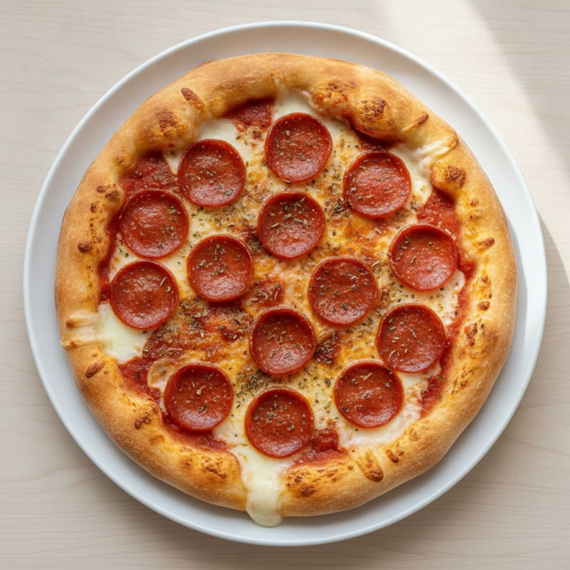 Stuffed Crust Pepperoni Pizza