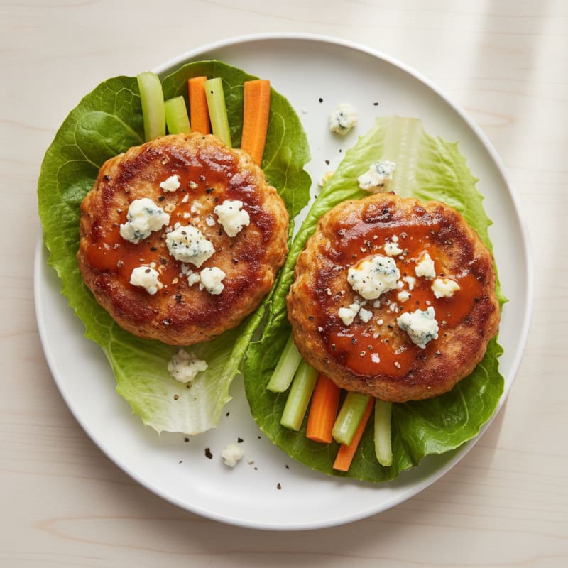 Buffalo Blue Cheese Burgers