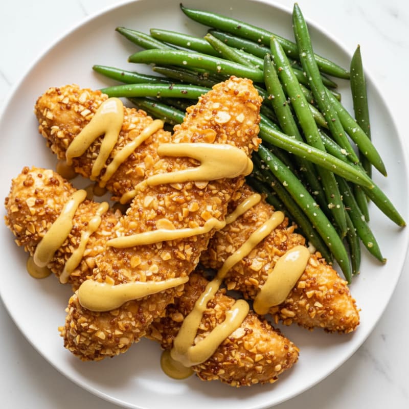Crispy Honey-Mustard Chicken Tenders
