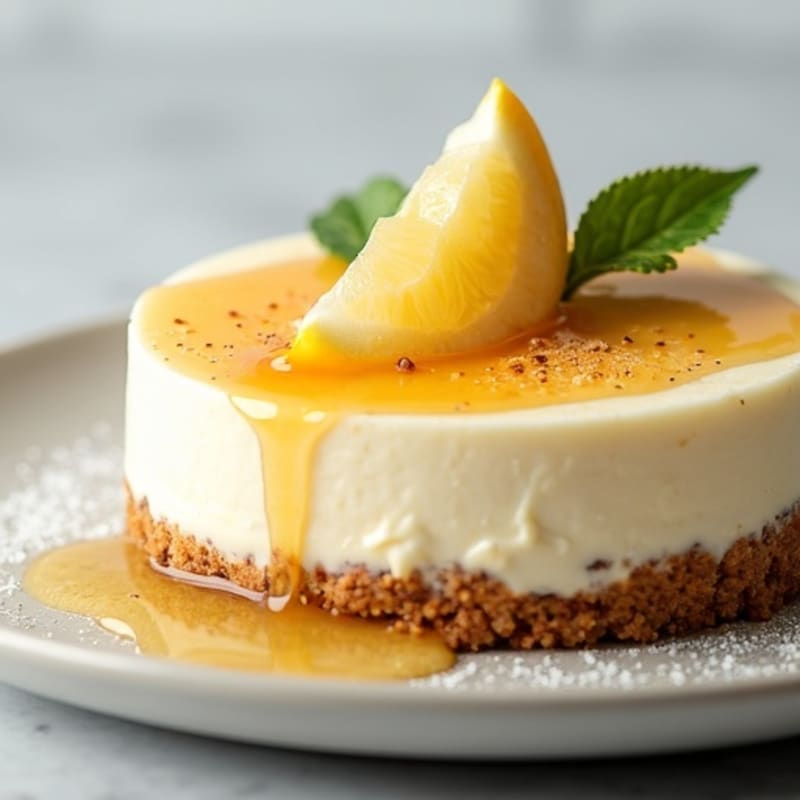 Creamy Greek Yogurt Protein Cheesecake