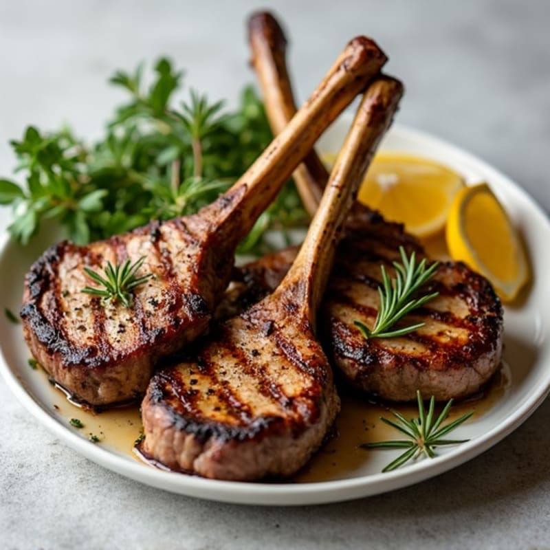 Herb-Marinated Grilled Lamb Chops