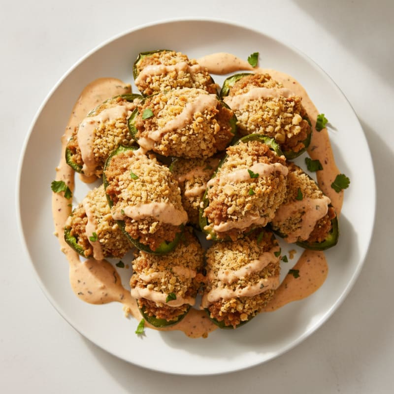 Jalapeño Poppers with Chipotle Ranch