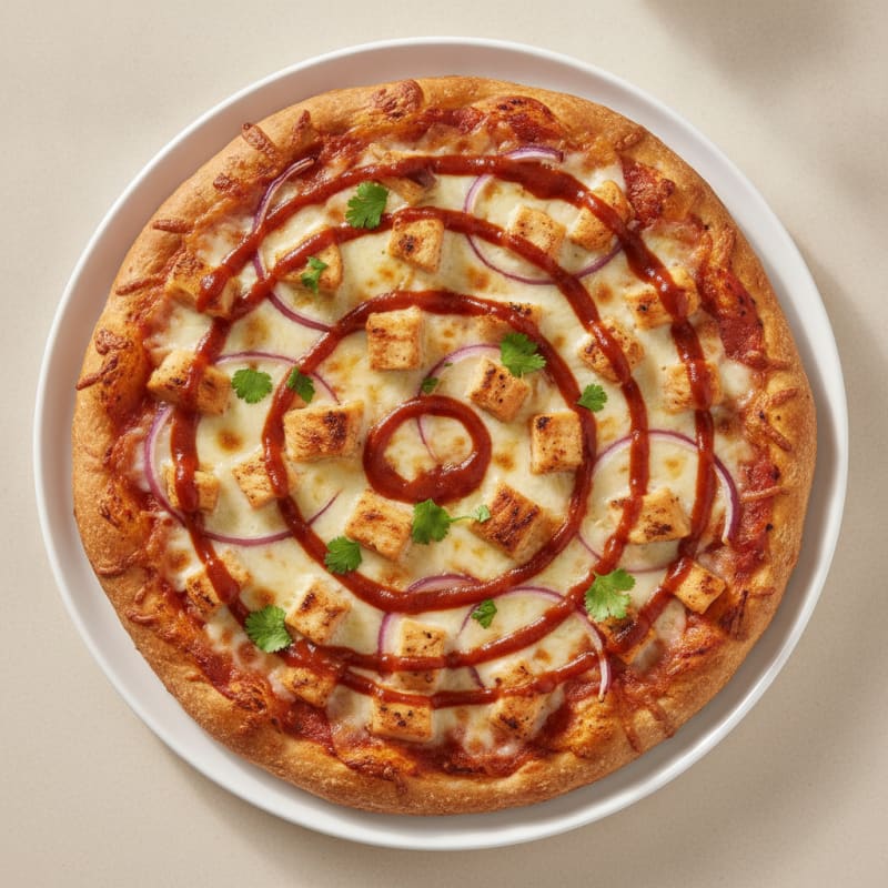 High-Protein BBQ Chicken Pizza