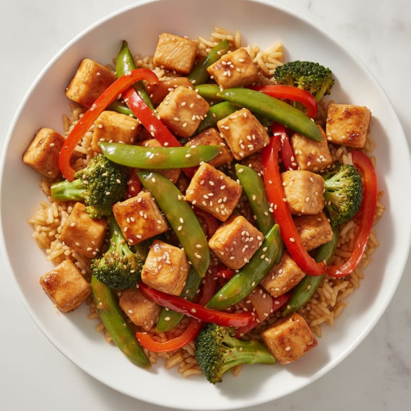 Teriyaki Chicken Stir-Fry with Vegetables