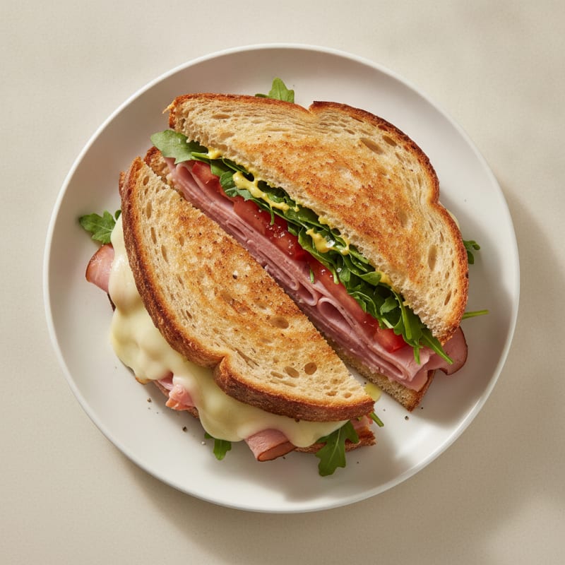 Tito's Classic Ham and Swiss Sandwich