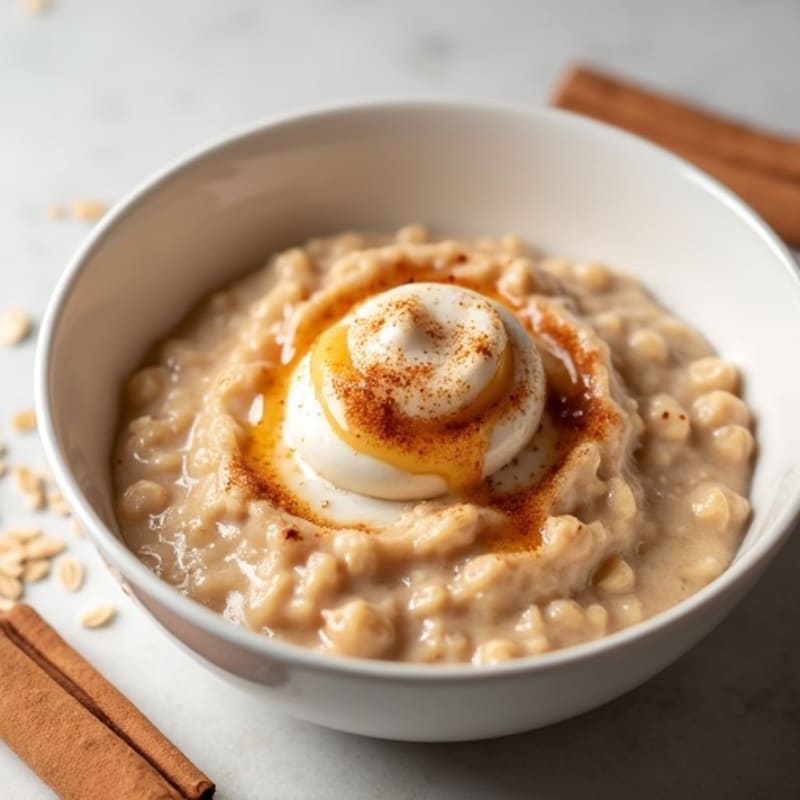 Creamy Cinnamon Swirl Protein Oats