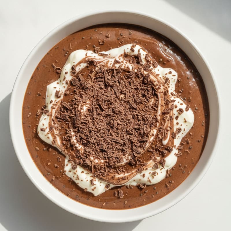 Silky Chocolate Protein Pudding