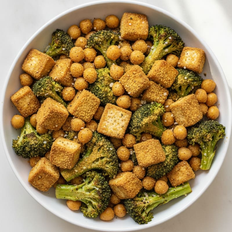 Roasted Vegetable and Chickpea Bowl