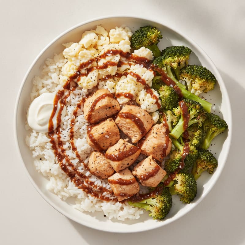 Lean Chicken and Rice Protein Bowl