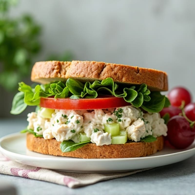 Fresh Herb Chicken Salad Sandwich