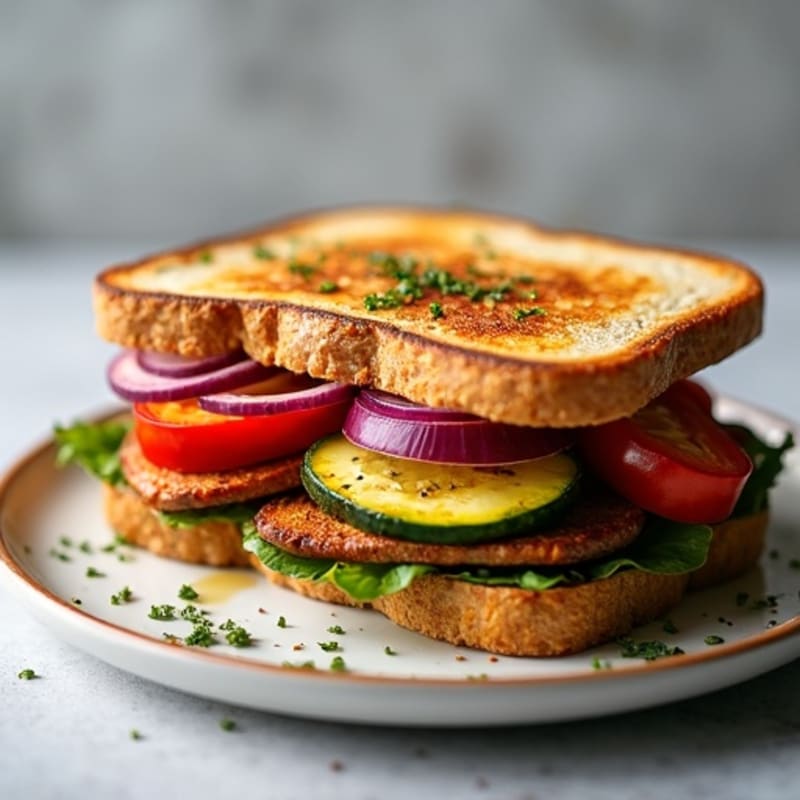 Hearty Grilled Vegetable Sandwich