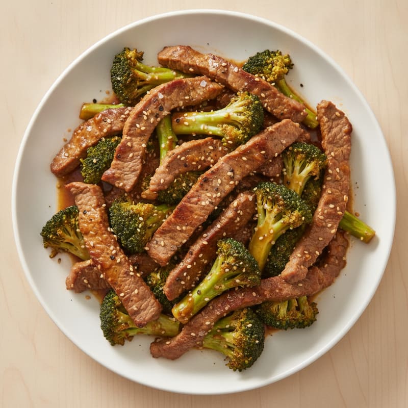 Sesame Beef & Broccoli Stir-Fry