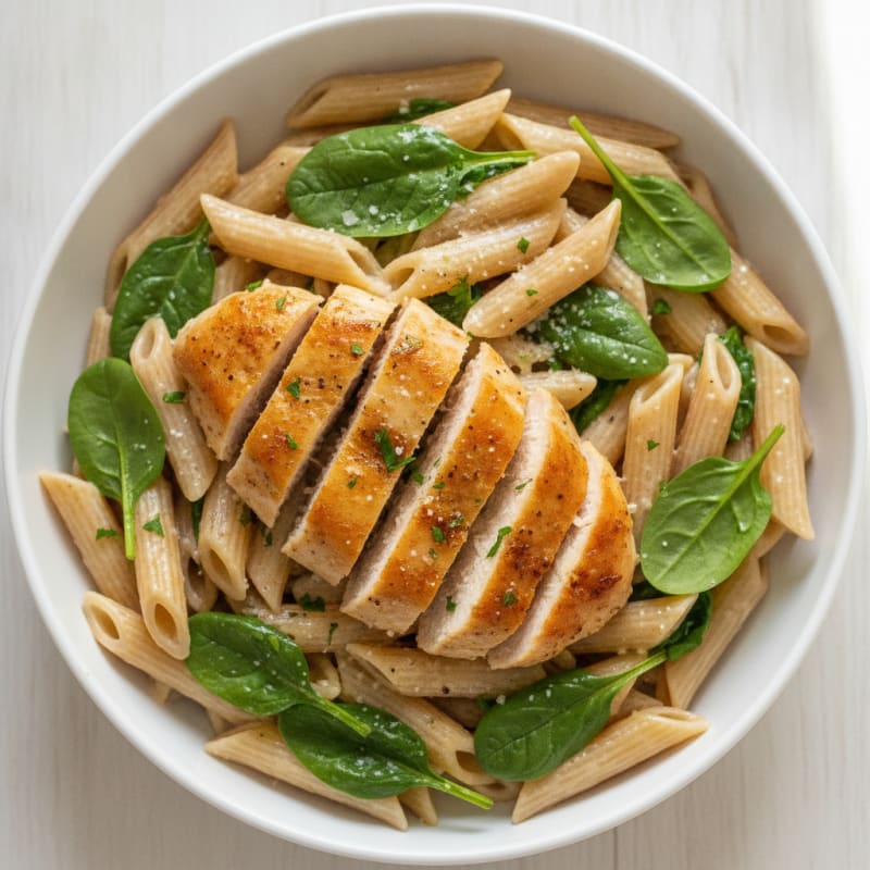 Garlic Parmesan Chicken Pasta