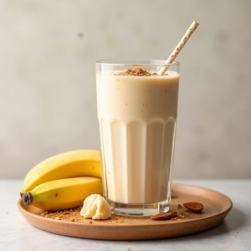Healthy Protein-Packed Creamy Almond Smoothie