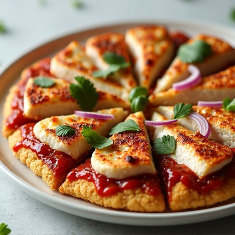 Healthy High-Protein BBQ Chicken Pizza