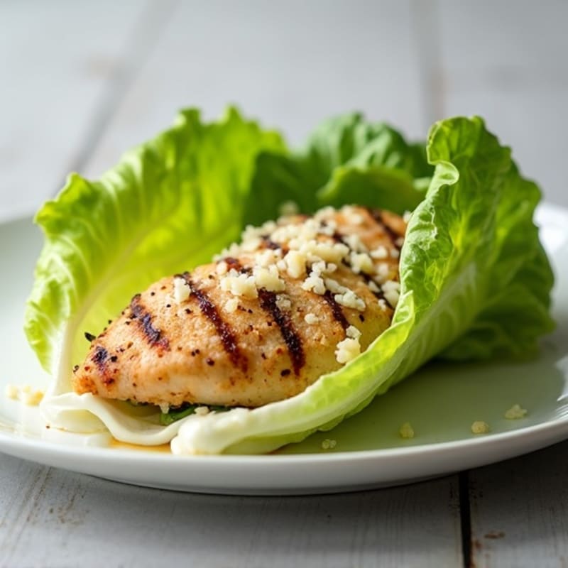 Grilled Chicken Caesar Lettuce Wrap