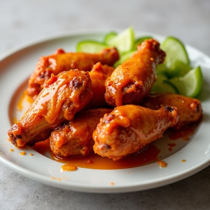 Crispy Baked Buffalo Chicken Wings