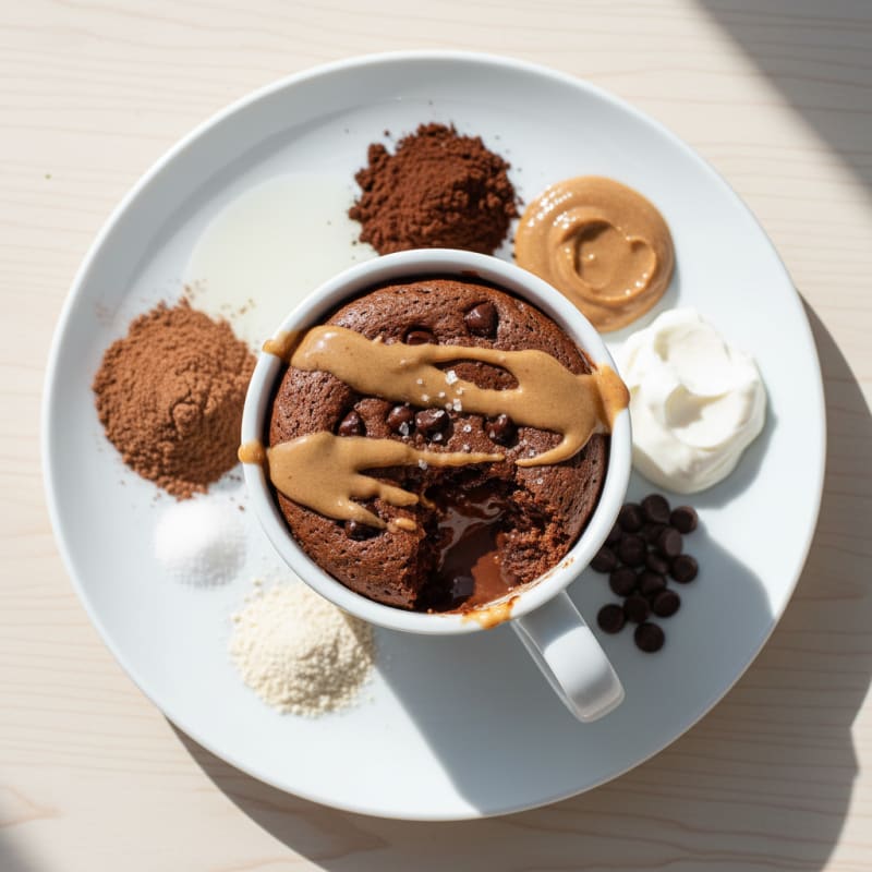 Decadent Chocolate Protein Mug Cake